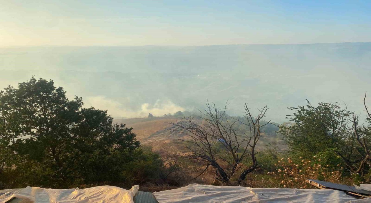 Kocaelinin farklı noktalarında aynı anda çıkan yangınlara müdahale sürüyor