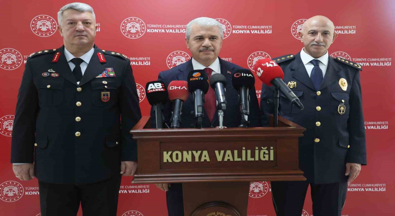 Konyada huzur ve güven ortamının muhafazasına yönelik çalışmalar sürüyor