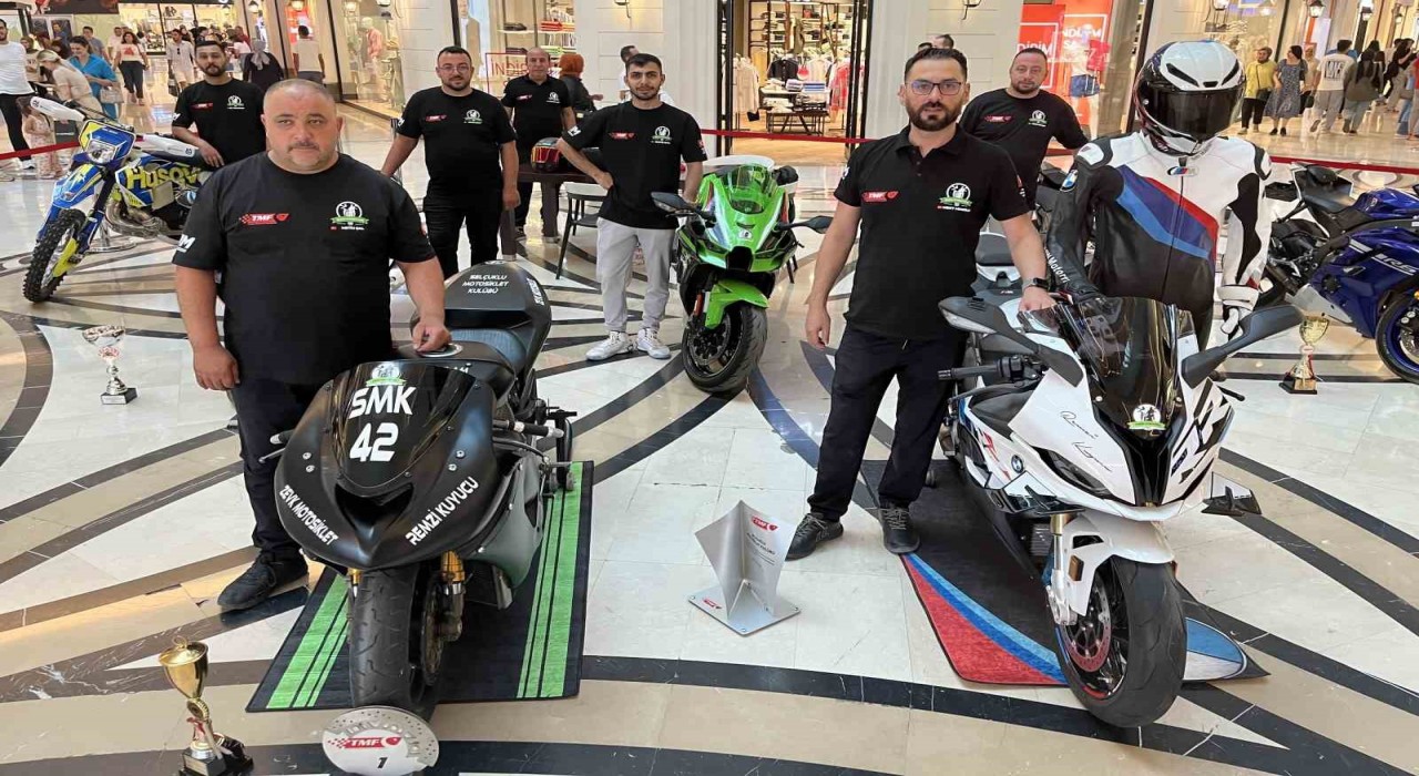 Konyada motosiklet farkındalık etkinliği