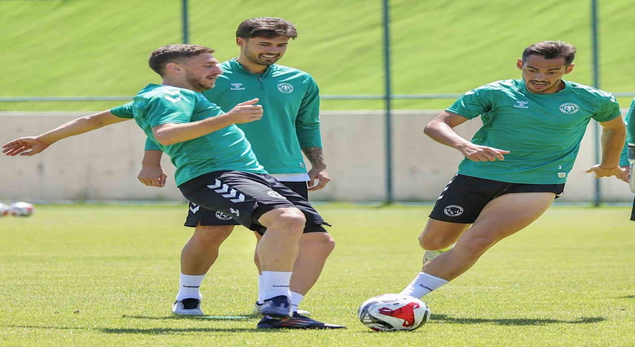 Konyaspor, Erzurum Kampındaki son antrenmanını tamamladı