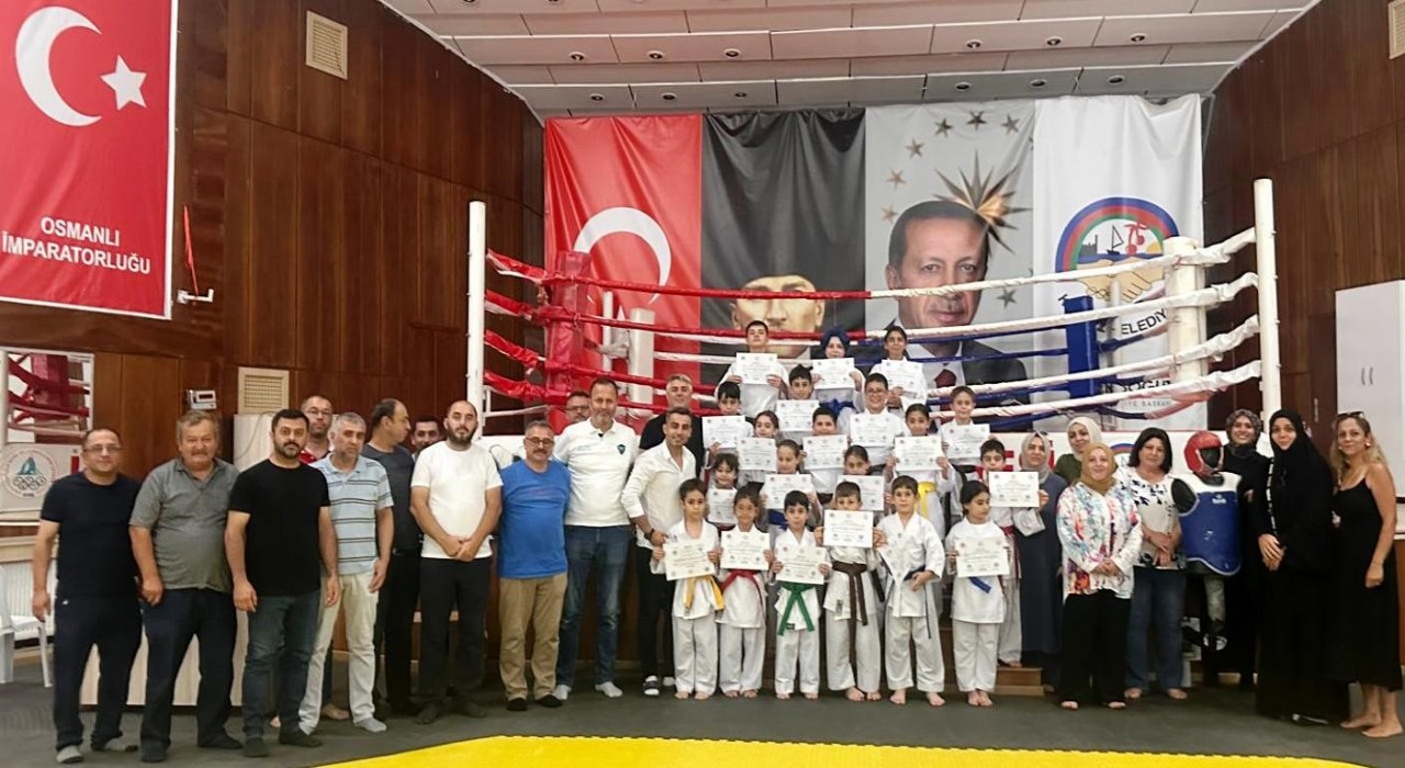 Körfezde kuşak sınavı yapıldı