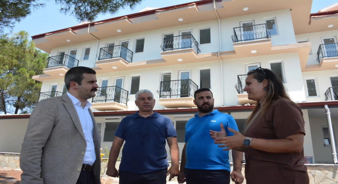 Köyceğizde Türkiye Olimpiyat Hazırlık Merkezi inşaatında sona yaklaşıldı