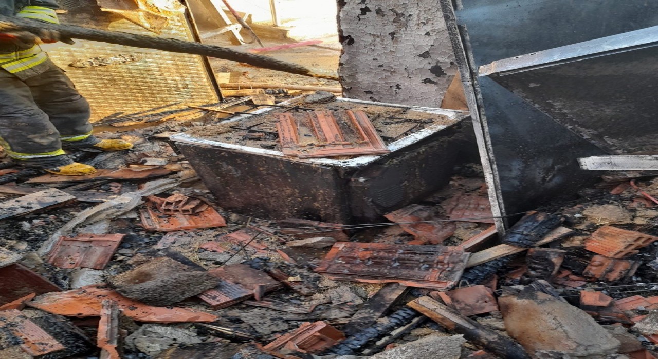 Kuluda müstakil evin müştemilatında yangın