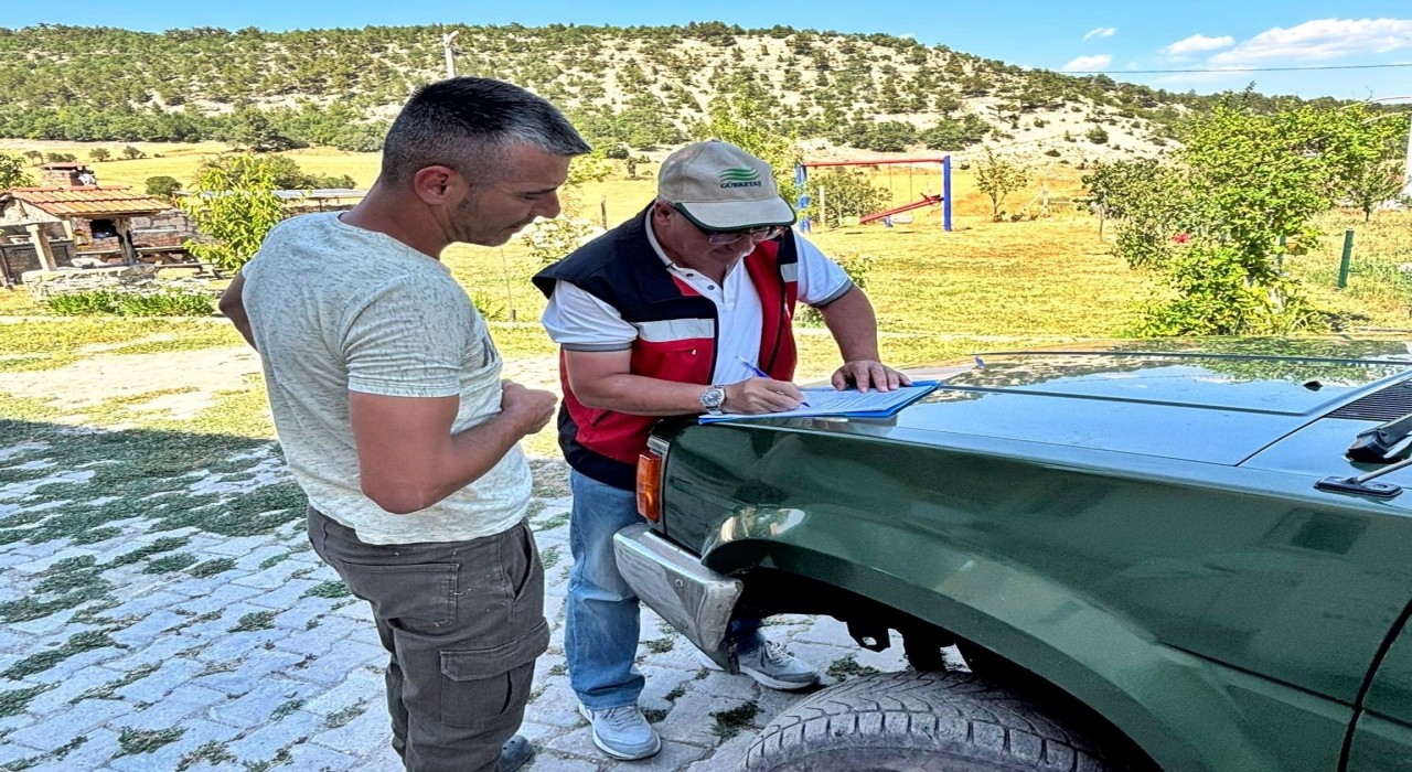 Kütahyada çiftçilere 2025 yılı ÇKS askı icmalleri dağıtıldı