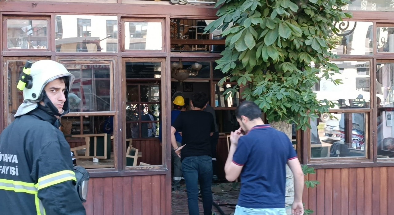 Kütahyada kafede tüp patlaması: 1 yaralı