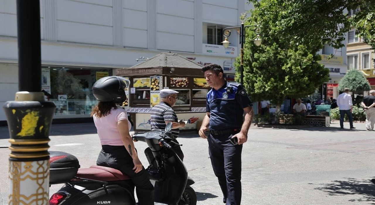 Kütahyada motosiklet denetimleri sıklaştırıldı