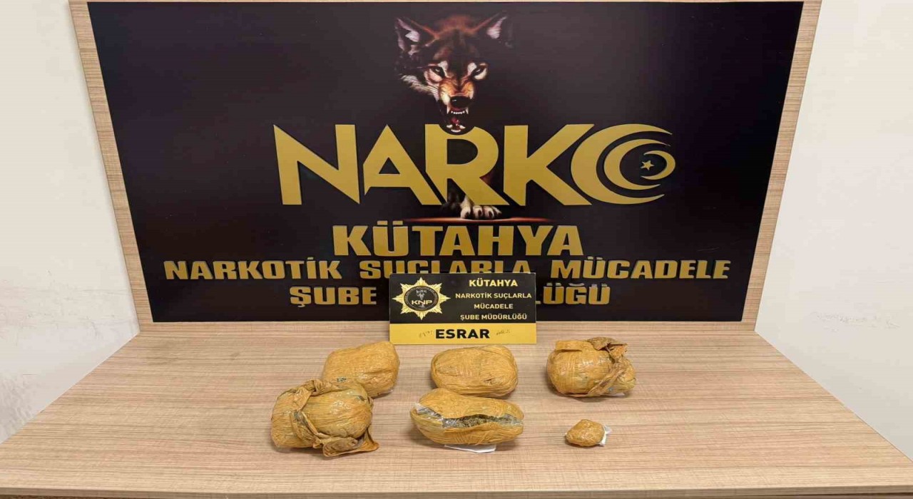 Kütahyada uyuşturucu operasyonu, 2 şüpheli tutuklandı