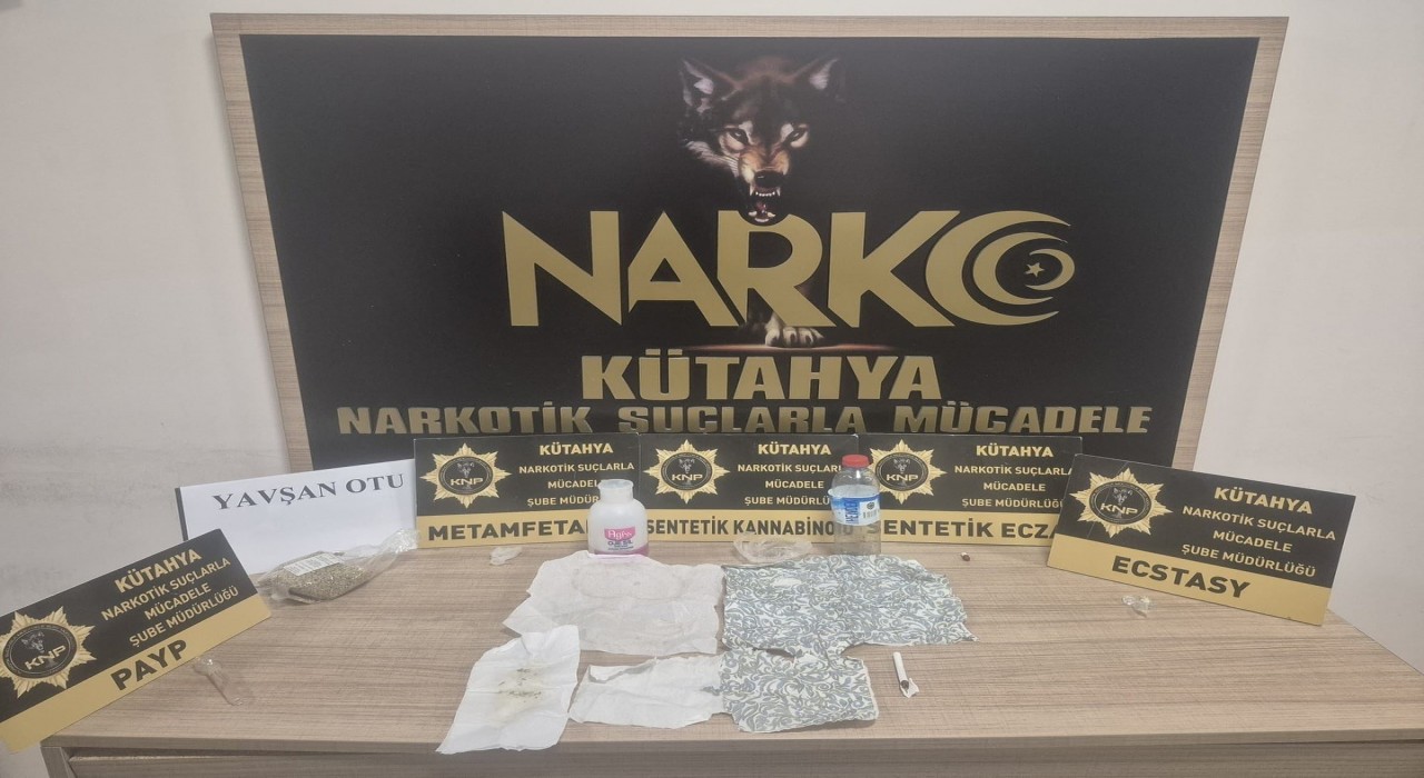 Kütahyada uyuşturucu taciri Narkotim ekiplerince yakalandı
