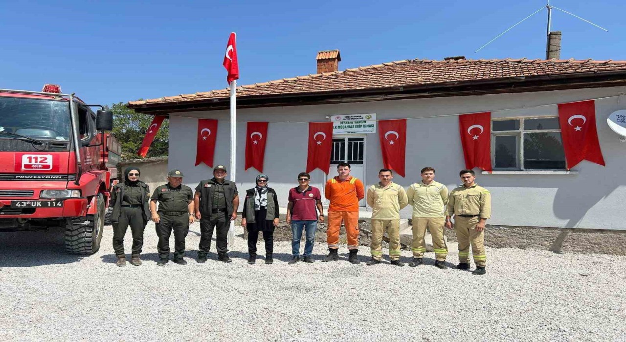 Kütahyada yenilenen yangın ilk müdahale ekip binası hizmete girdi