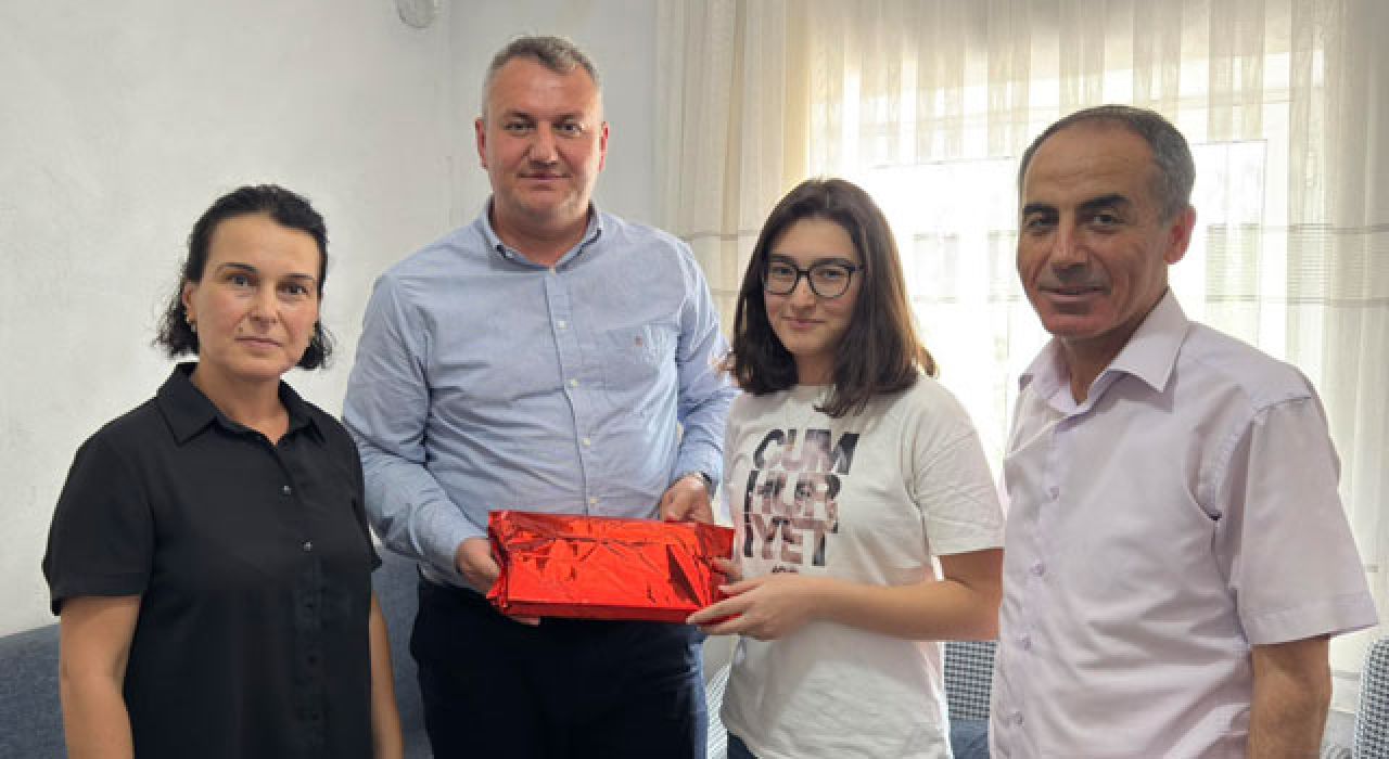 LGS Şampiyonuna Başkan’dan Ziyaret