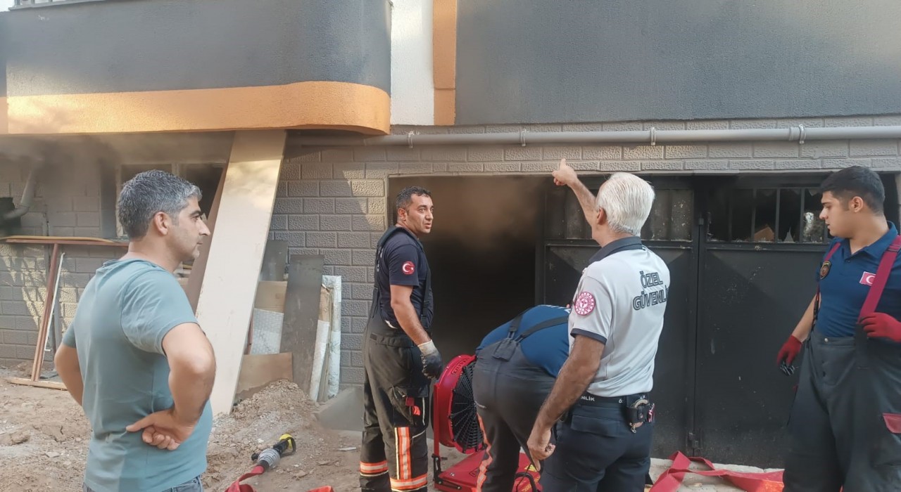 Malatyada depo yangını