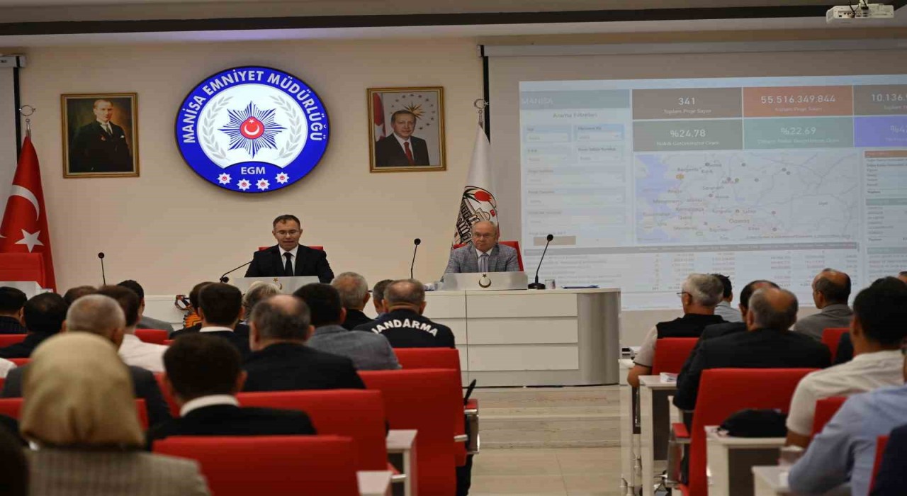 Manisada 2025 yılı kamu yatırımları değerlendirildi