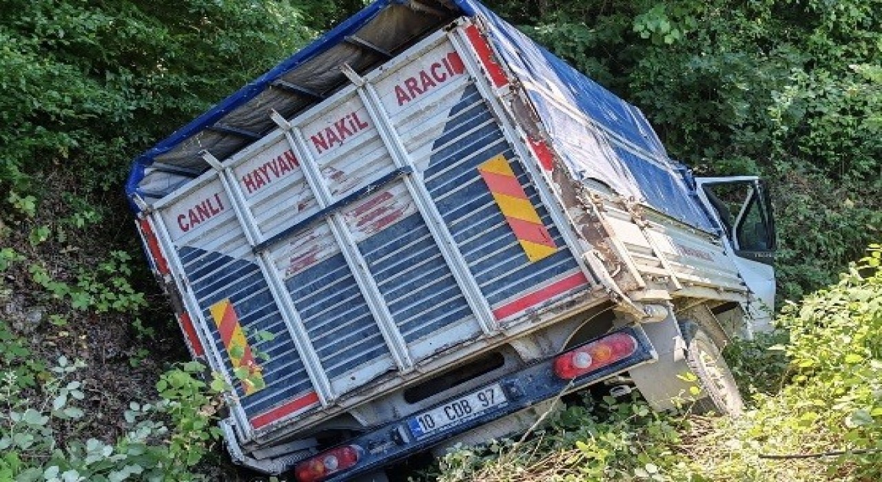 Manyasta trafik kazası: 1 yaralı