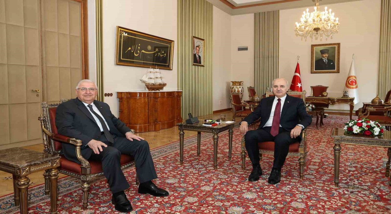 Meclis Başkanı Kurtulmuş, Bakan Güler ve TSK komuta akademisi ile görüştü