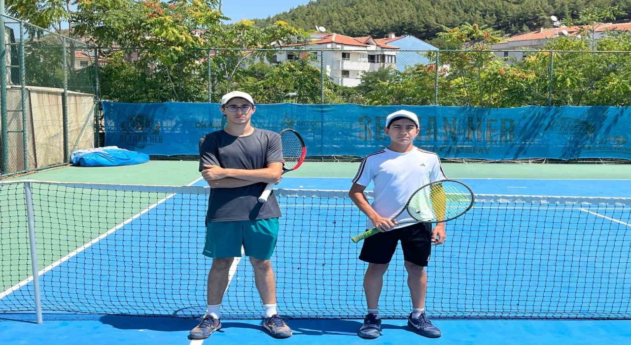 Menteşede tenis heyecanı sona erdi