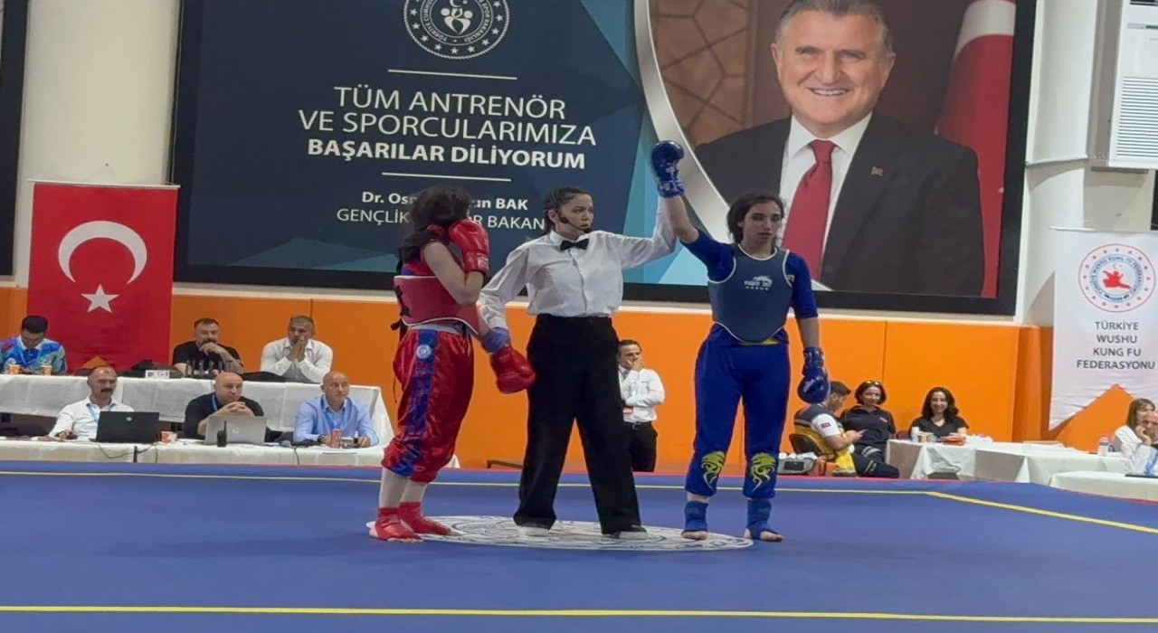 Meramlı sporcular Wushu Balkan Şampiyonasından madalyalarla döndü