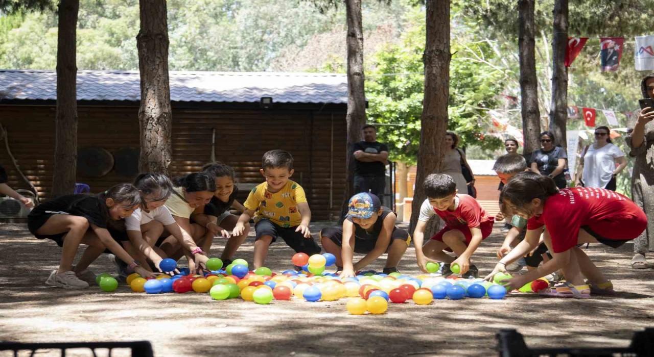 Mersinde anneler ve çocuklar doğayla buluştu