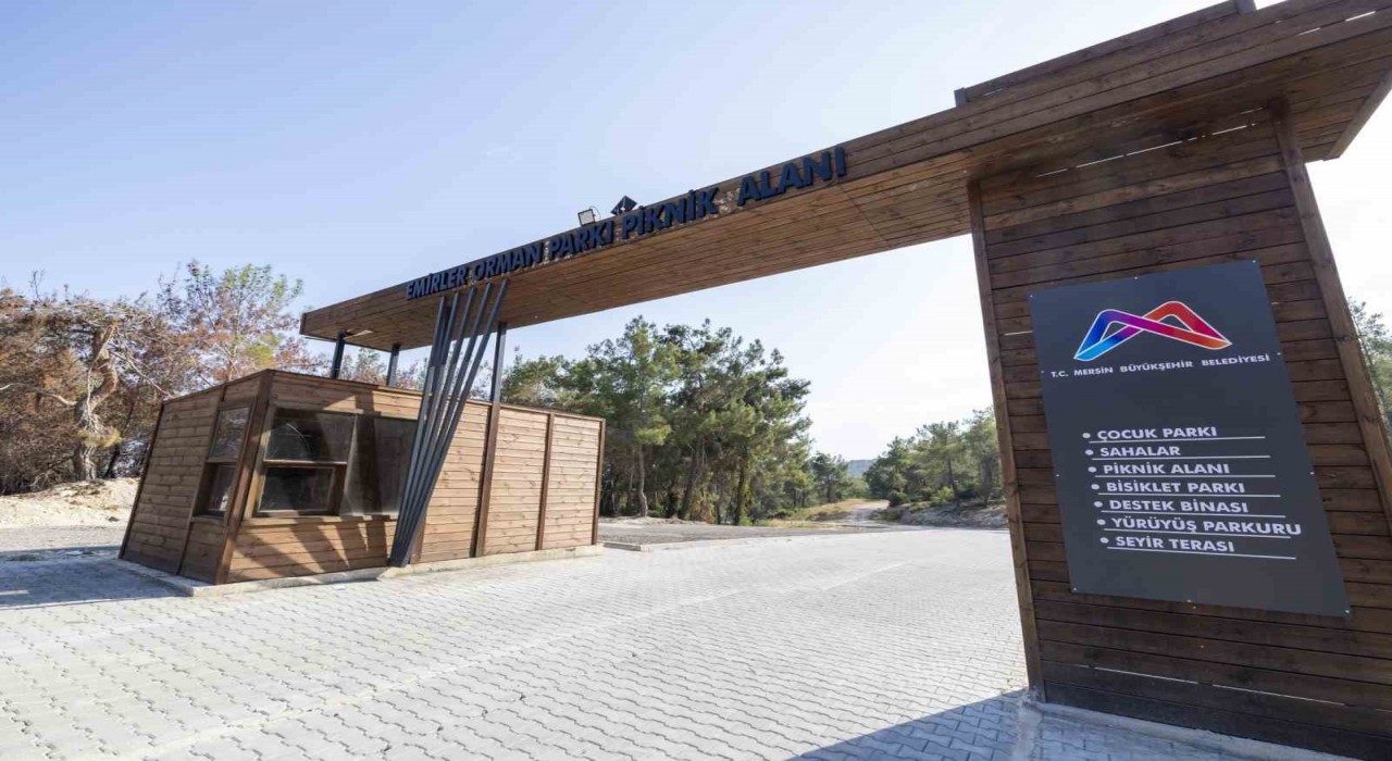 Mersinde Emirler Orman Parkı Piknik Alanında ateş yakmak yasaklandı