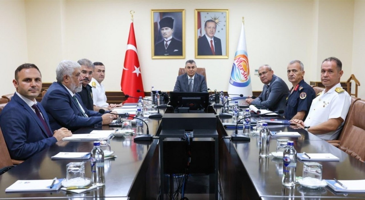 Mersinde Güvenlik ve Asayiş Değerlendirme Toplantısı yapıldı