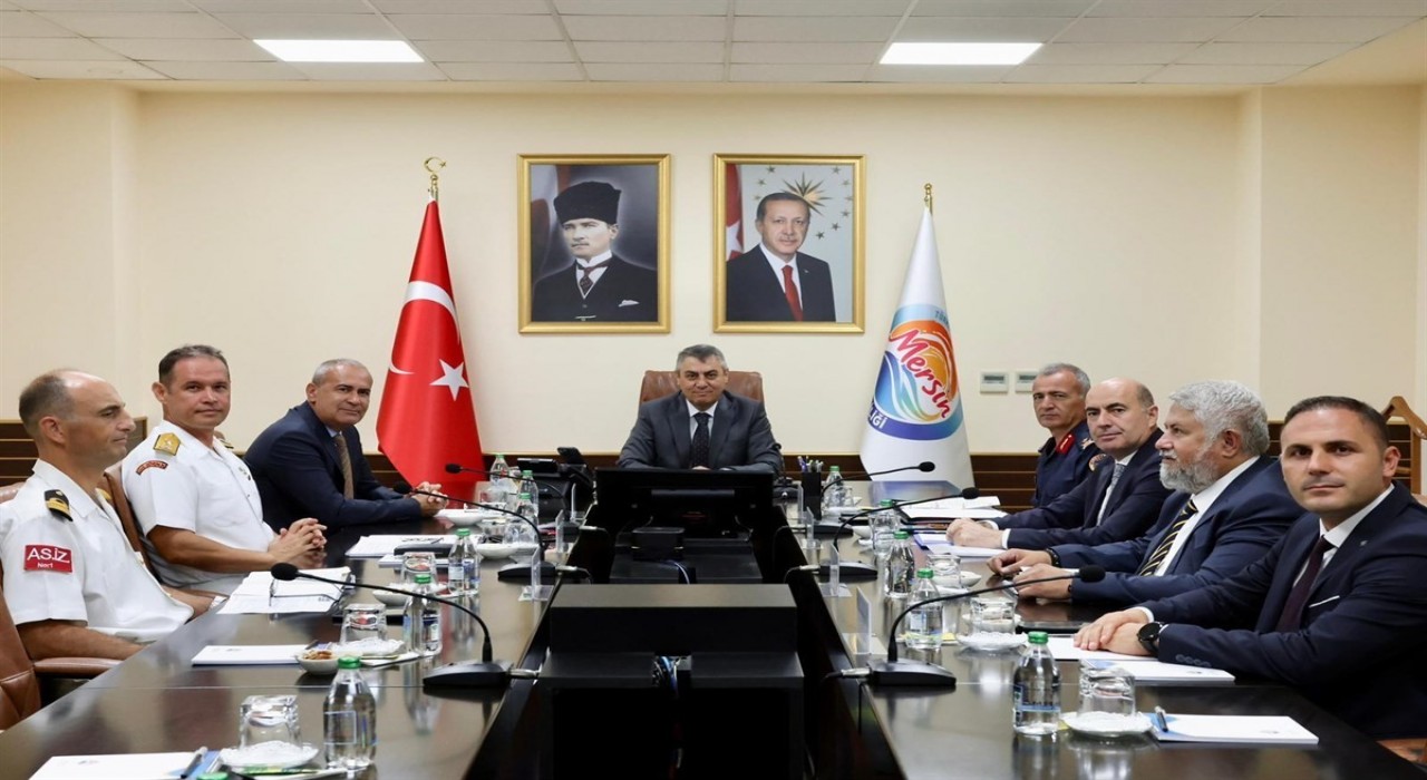 Mersinde Güvenlik ve Asayiş Değerlendirme Toplantısı yapıldı
