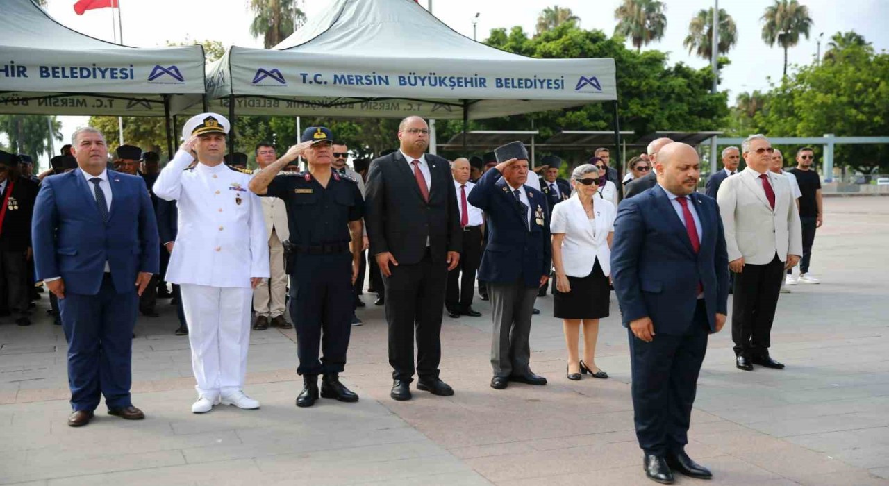 Mersinde Kıbrıs Barış Harekatının 51. yılı törenle kutlandı