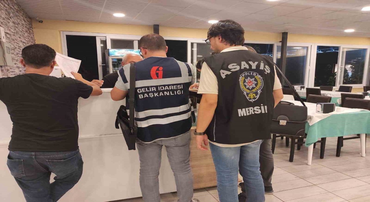 Mersinde umuma açık iş yerleri denetlendi: 2 milyon 175 bin lira cezai işlem uygulandı