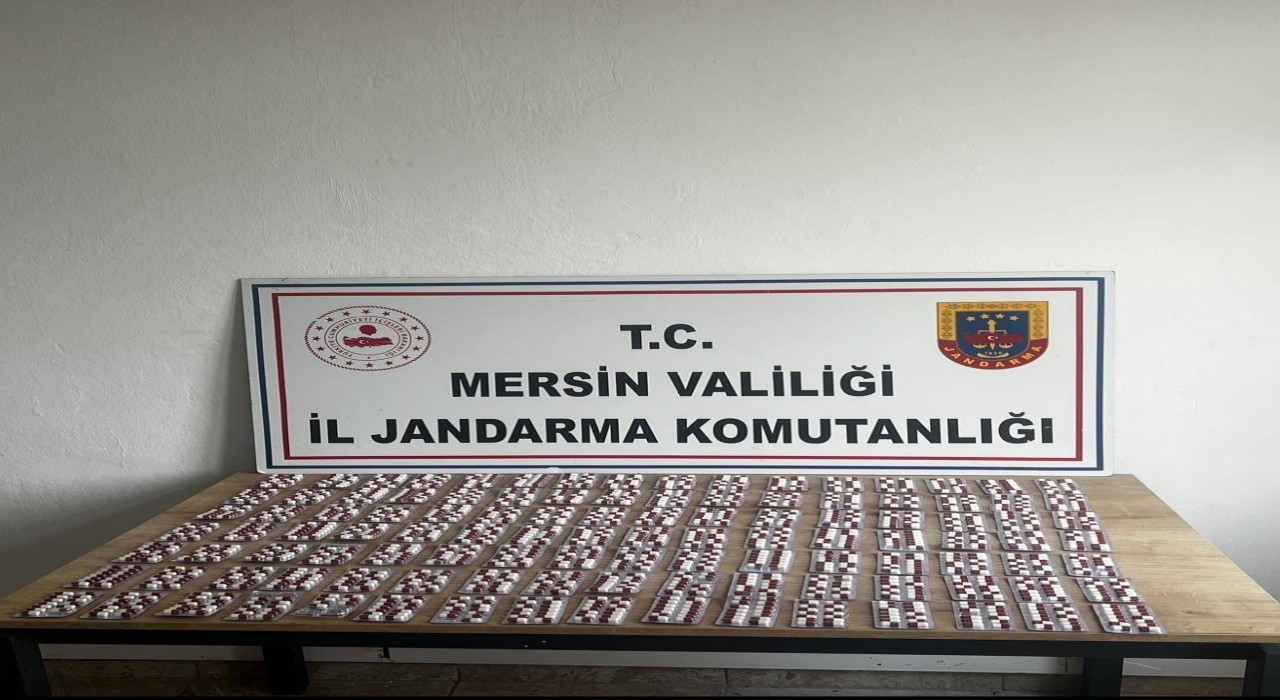 Mersinde uyuşturucu operasyonu: 3 şüpheli yakalandı, bin 531 hap ele geçirildi