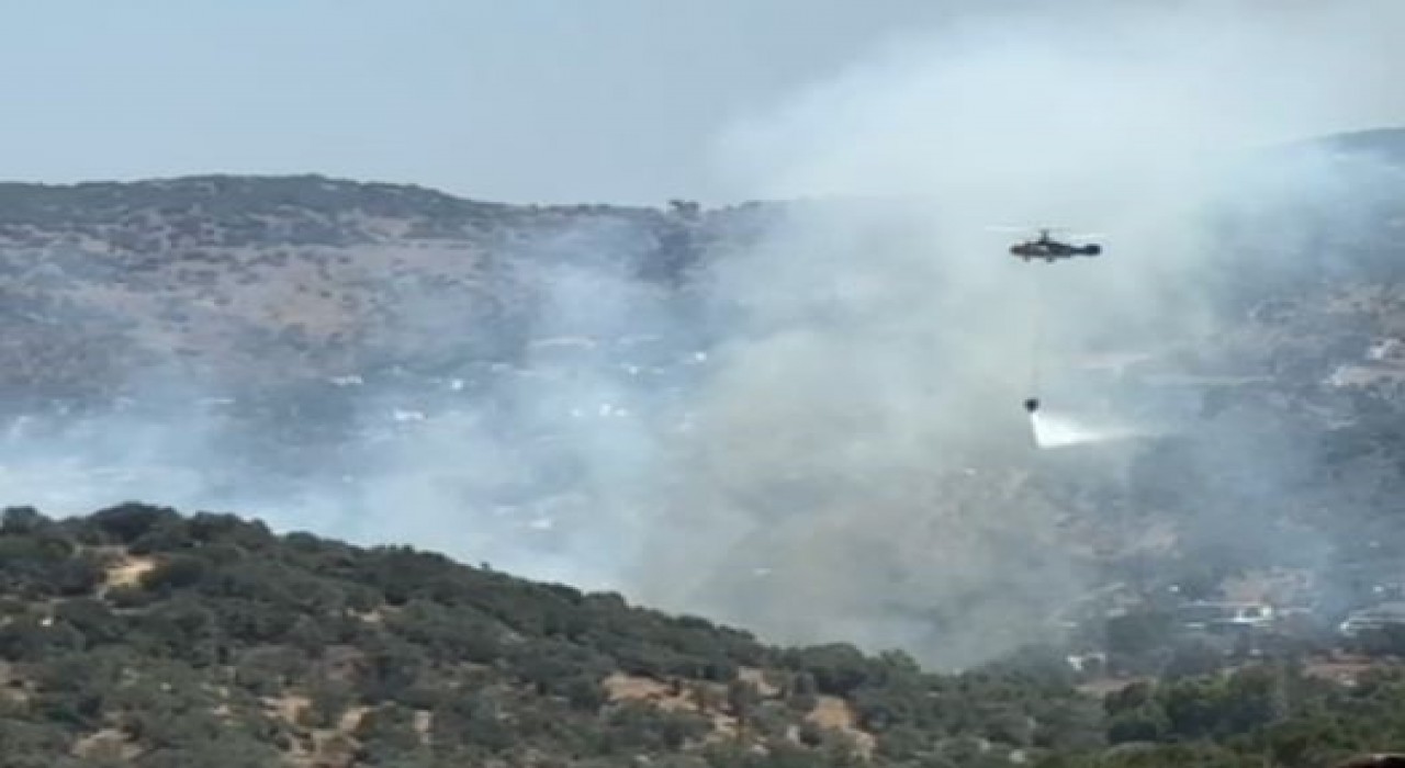 Milasta dumanlar yükseldi, müdahale sürüyor