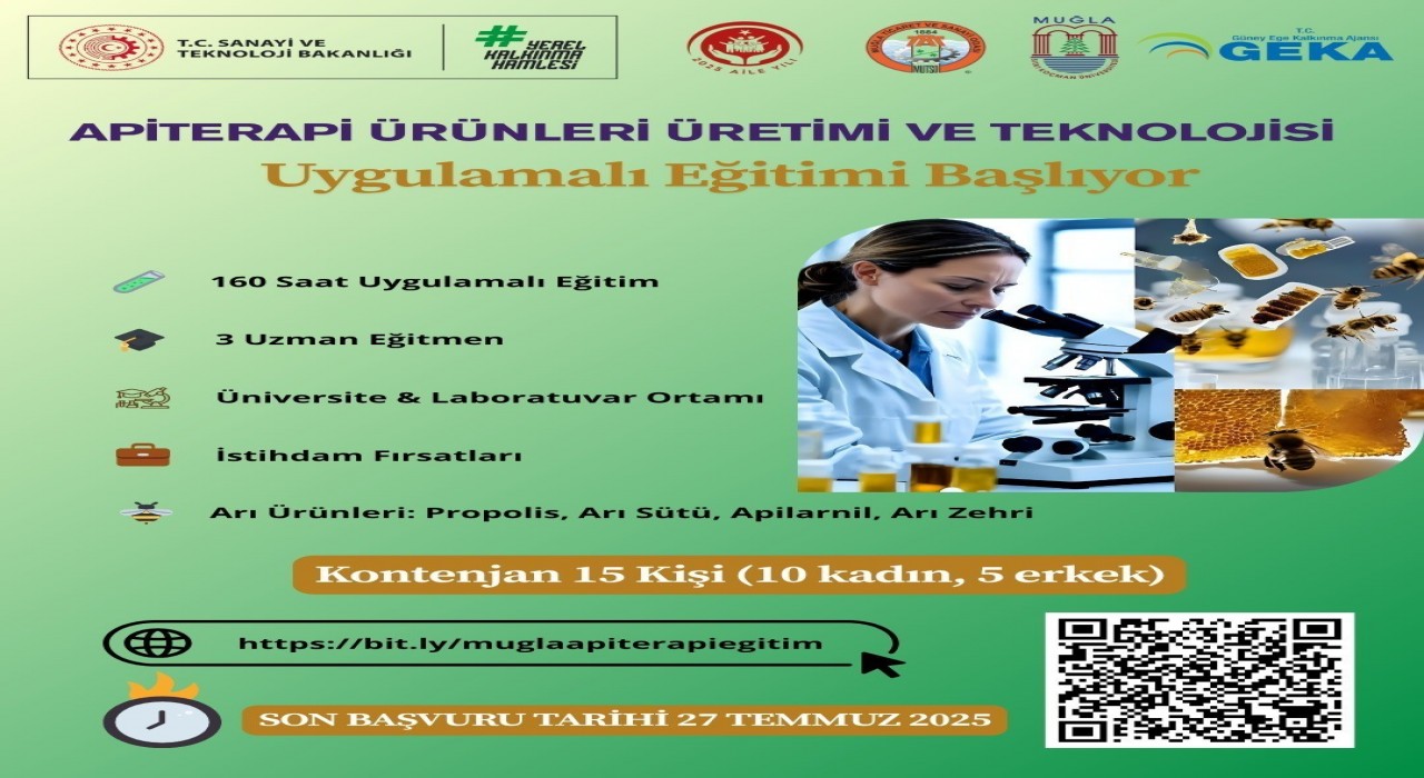 Muğlada apiterapi eğitimi başlıyor