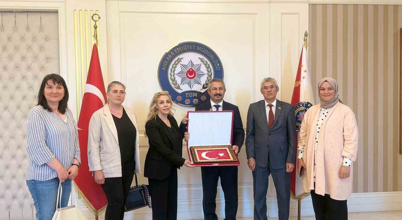 Muhabirler Derneğinden Ankara İl Emniyet Müdürü Engin Dinçe Ziyaret