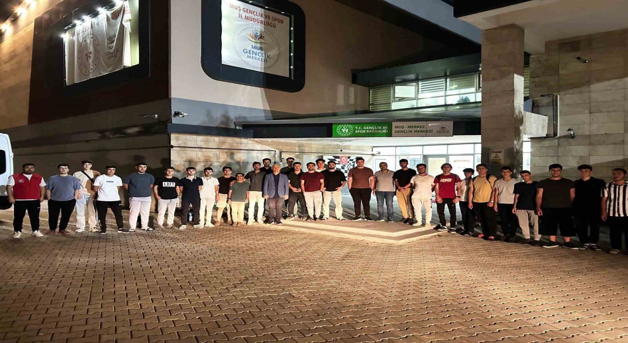 Muşlu gençler Rize Fındıklı Kampına uğurlandı