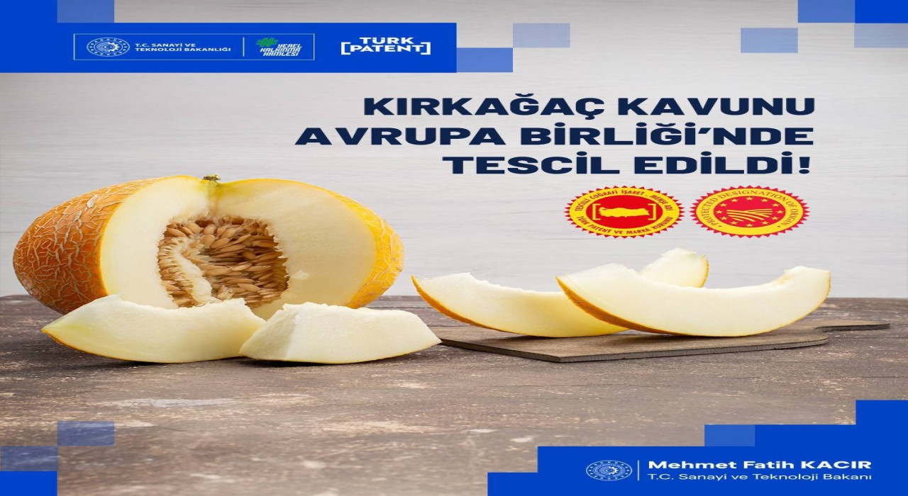 Mut zeytinyağı ve Kırkağaç kavununa ABden coğrafi işaret tescili