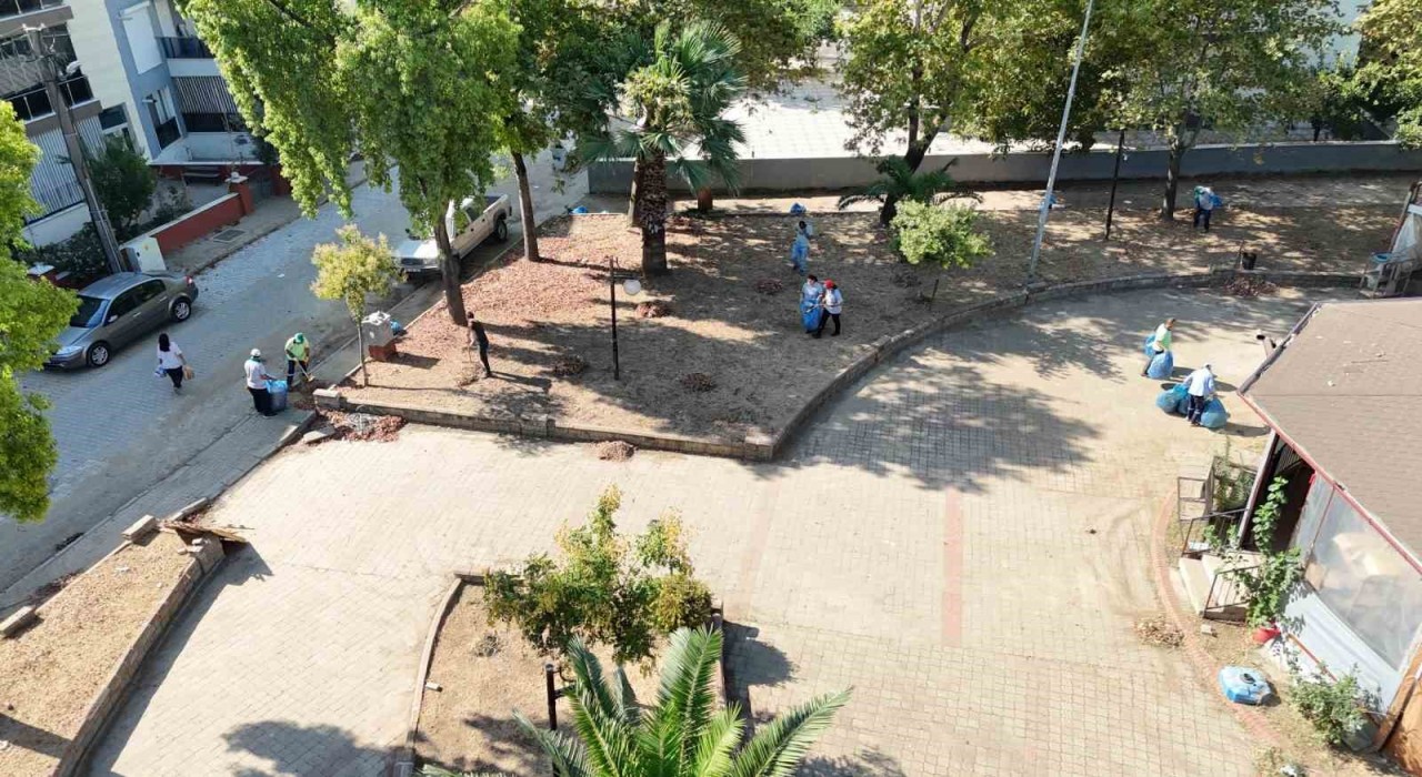 Nazilli Belediyesinden Sümer Mahallesinde bakım ve temizlik çalışması