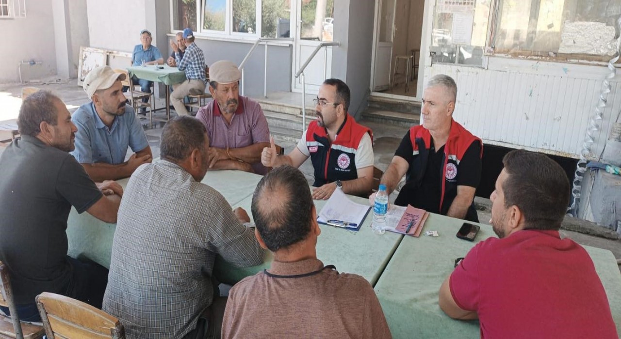 Nazillide çiftçilere hayvan hastalıkları ve süt hijyeni eğitimi