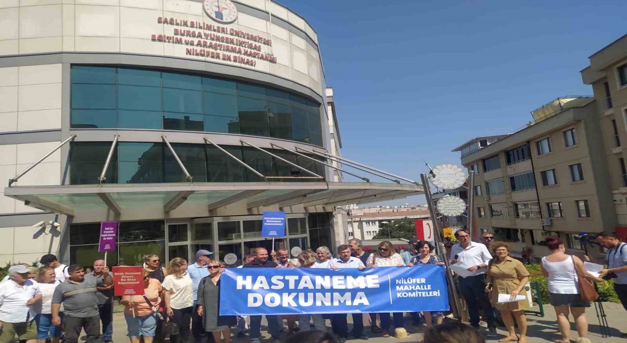 Nilüferde halk hastanelerine sahip çıkmak için toplandı