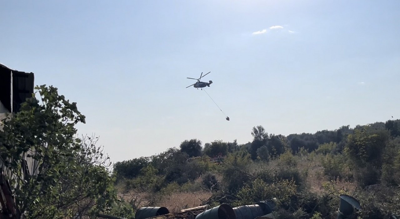 Nilüferdeki orman yangını kontrol altına alındı