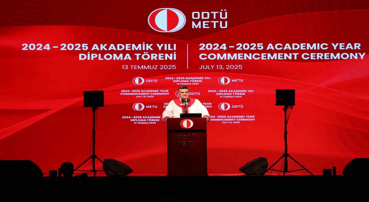 ODTÜ Rektörü Prof. Dr. Yozgatlıgil: Dünyada bir ODTÜ mezunu, izini projelerle, fikirlerle ve bir insana dokunarak bırakır