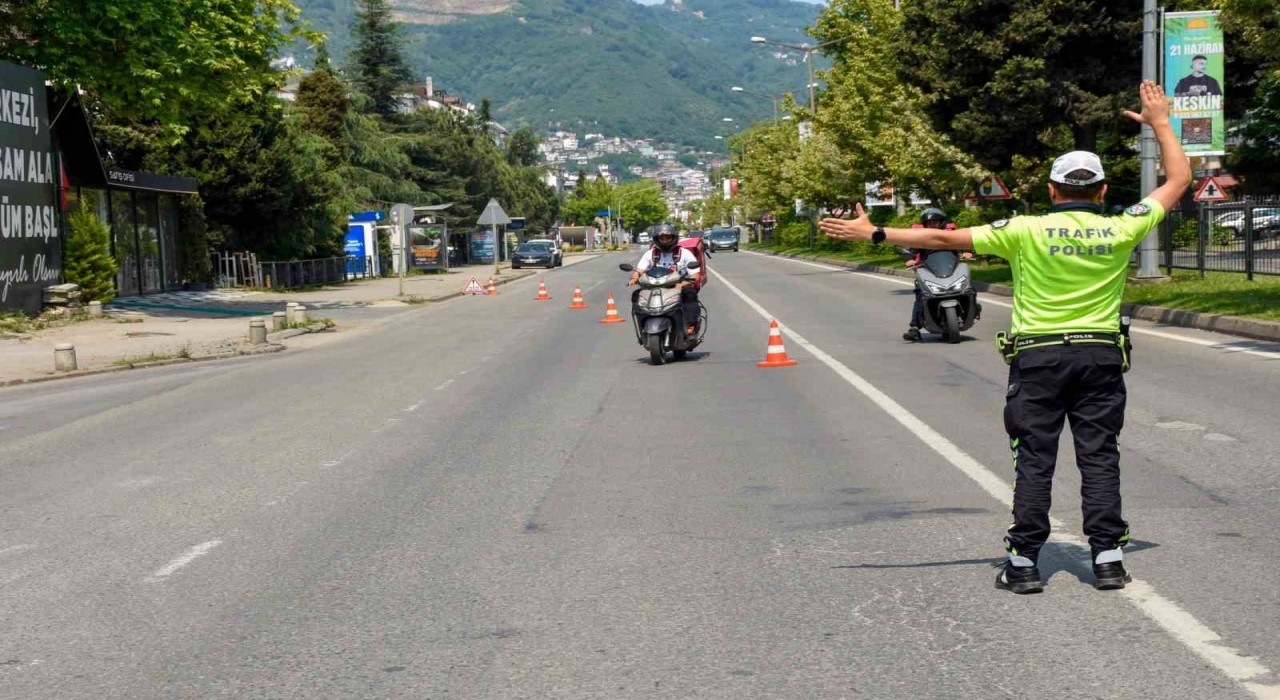 Orduda bir haftada 16 binden fazla araç ve sürücüsü denetlendi