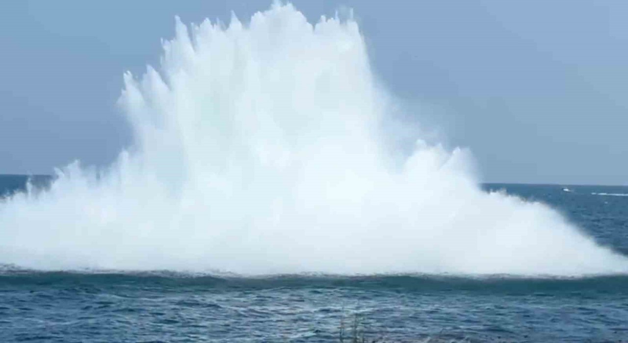 Orduda denizde bulunan mayın, SAS ekipleri tarafından imha edildi