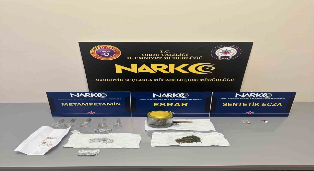 Orduda uyuşturucu operasyonlarında 4 tutuklama