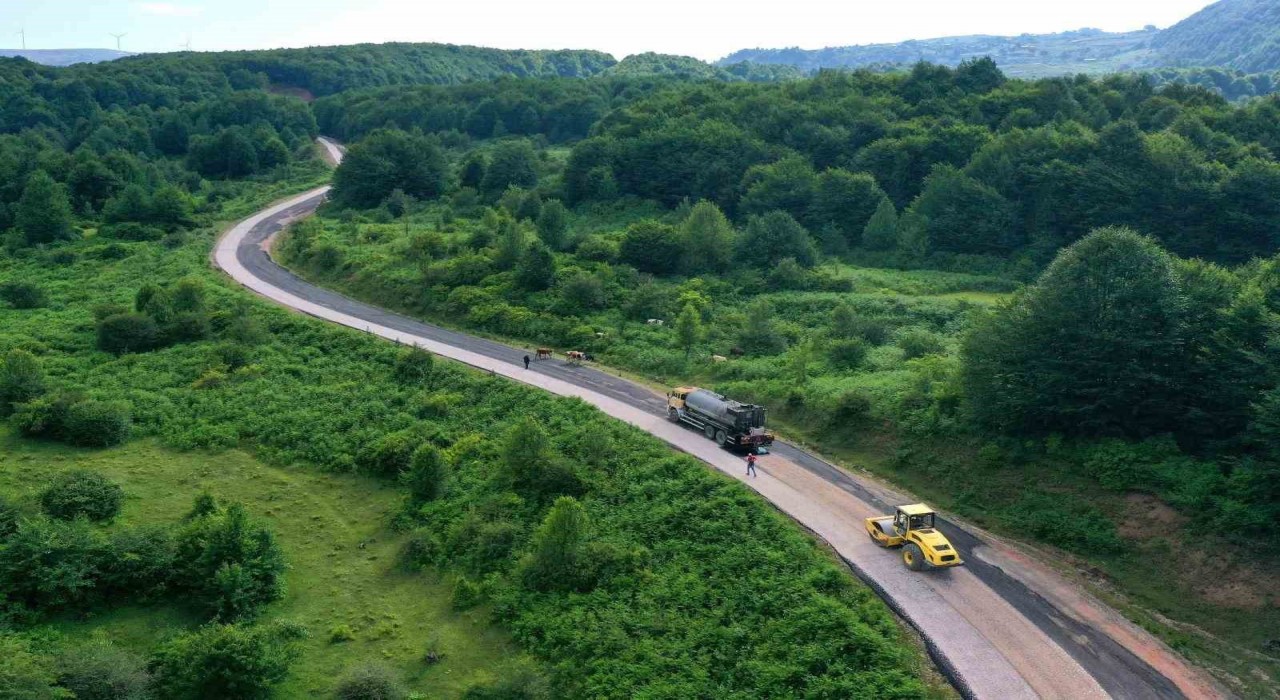 Ordudan Tokata bağlantı sağlayan yola sıcak asfalt konforu