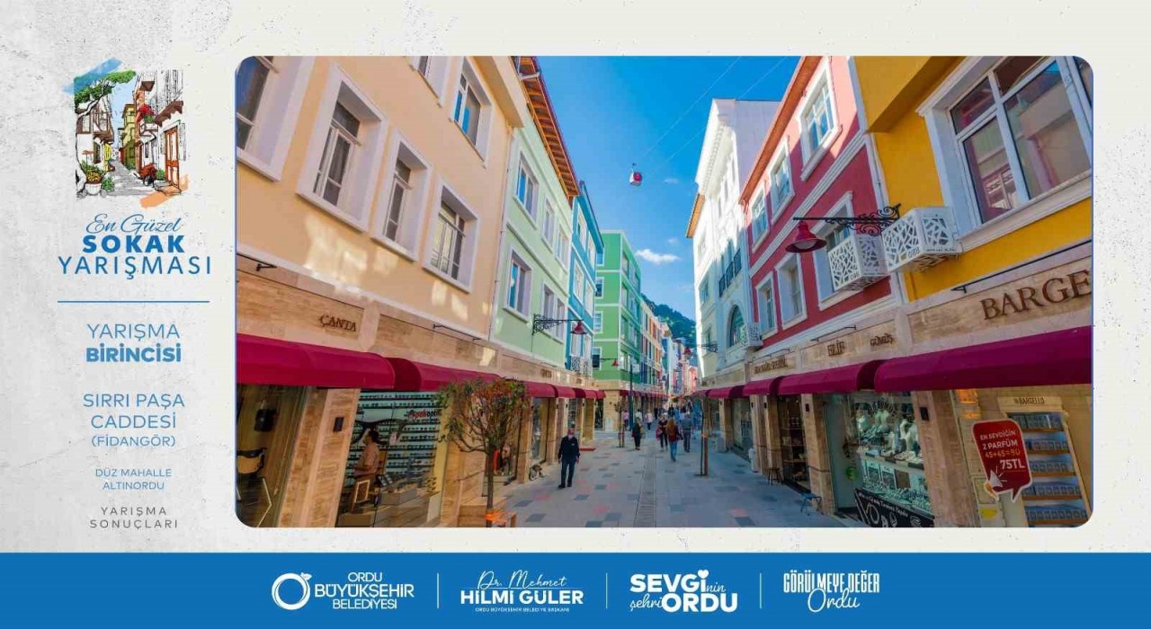 Ordunun en güzel mahalleleri, sokak ve balkonları belli oldu