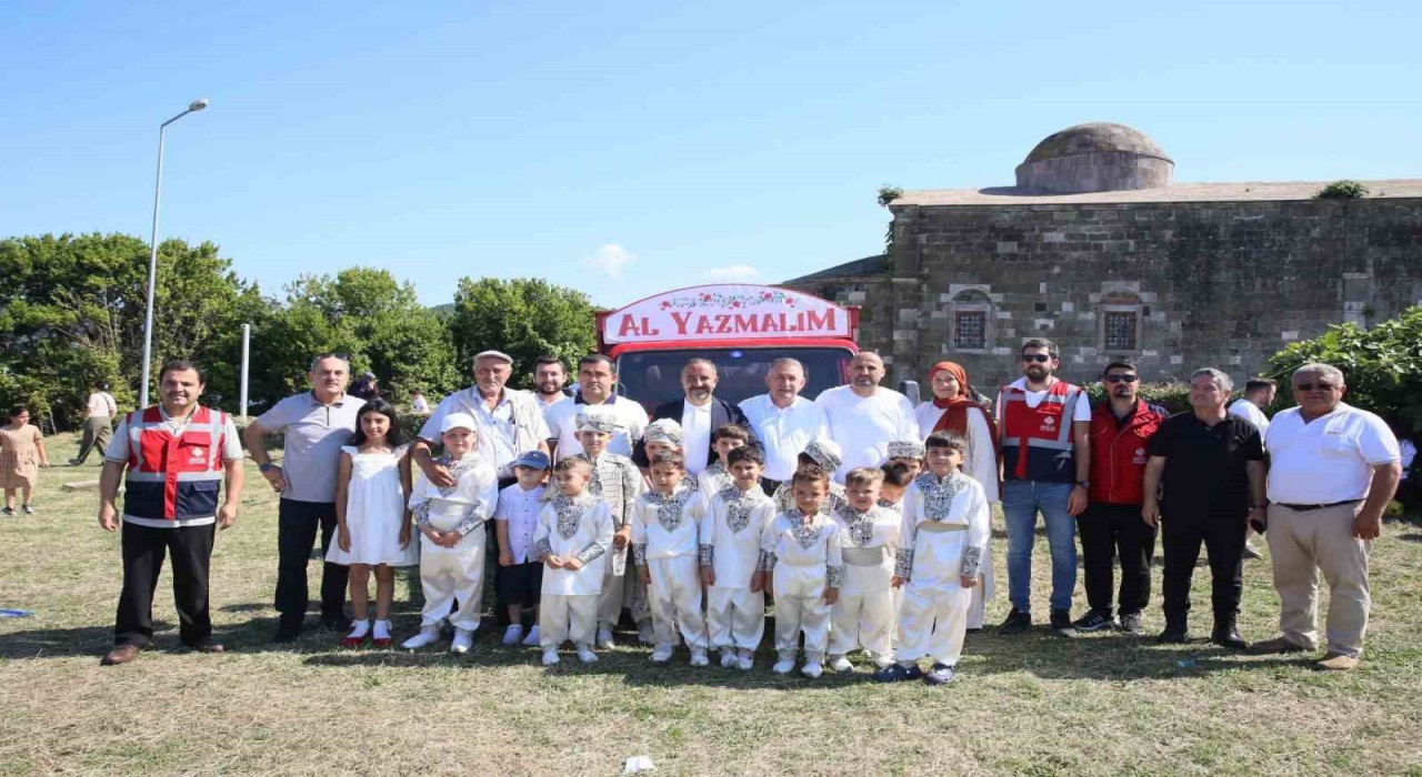 Ordunun sakin şehrinde 46 çocuk için toplu sünnet töreni