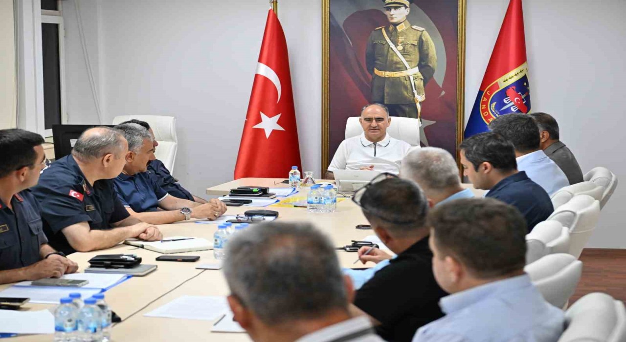 Orman yangınlarını önleyici tedbirler değerlendirildi
