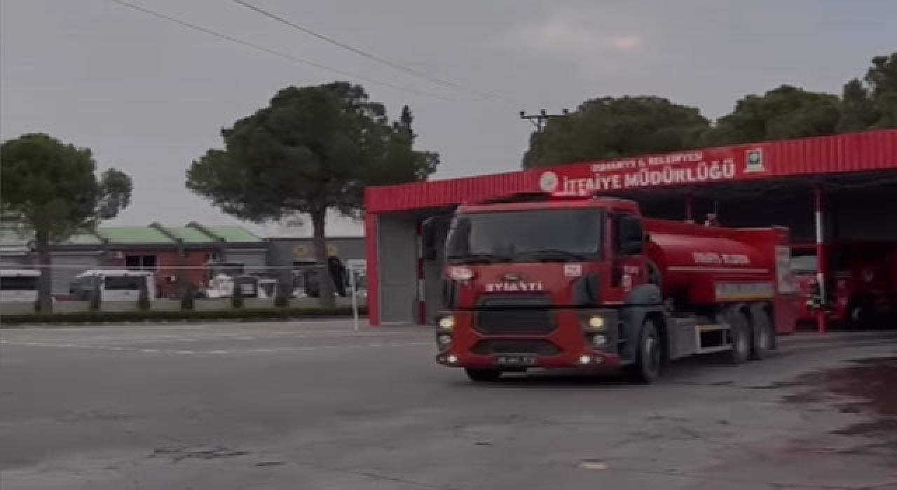 Osmaniye Belediyesi’nden Kahramanmaraş’taki Orman Yangınına Destek