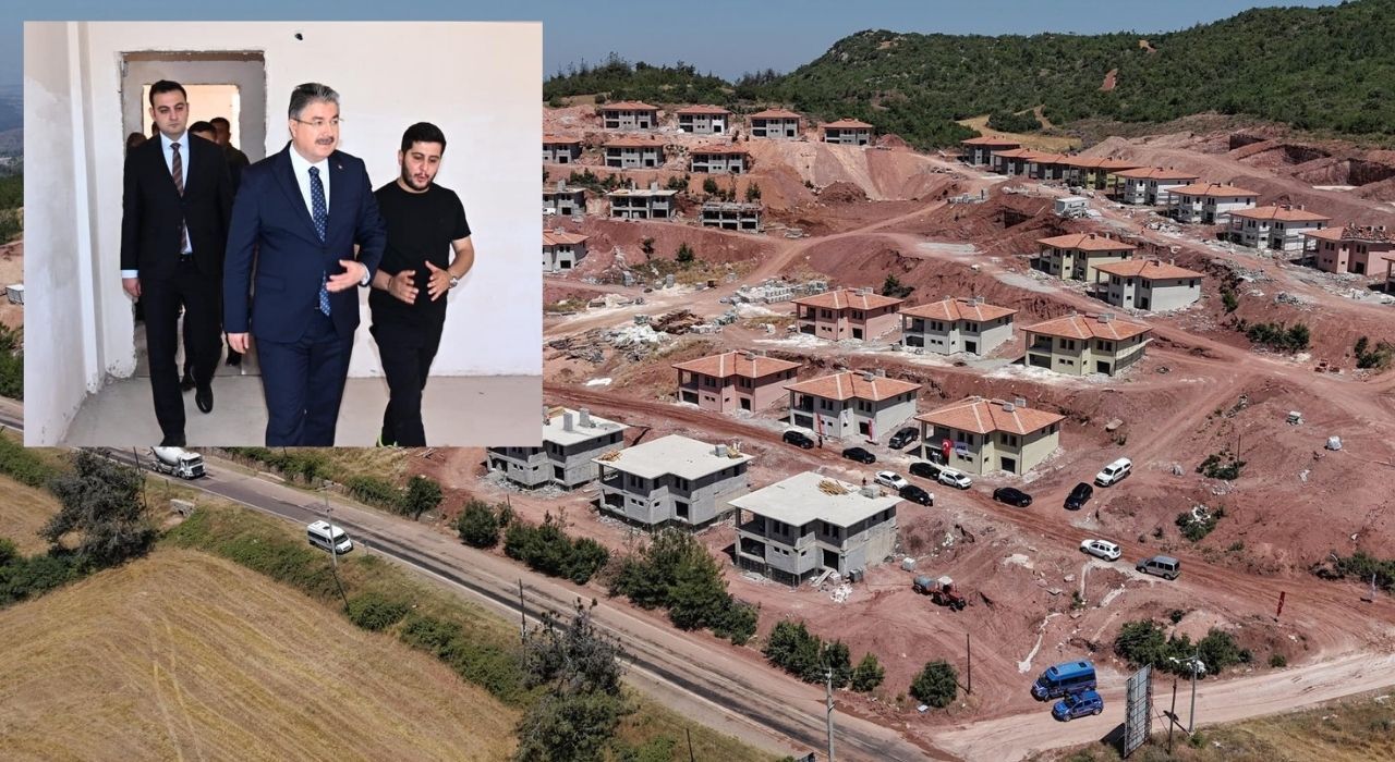 Osmaniye Valisi Yılmaz, Yapımı Süren Deprem Konutlarını İnceledi