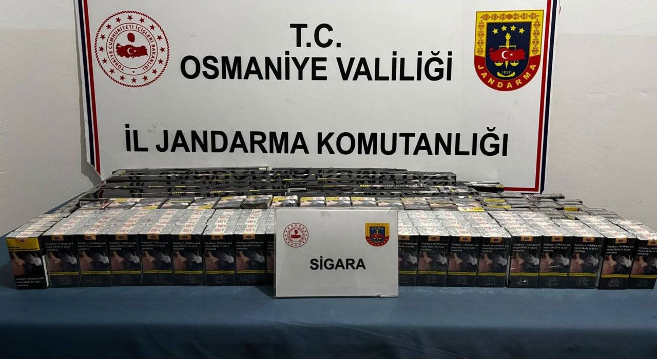 Osmaniye’de Kaçakçılık Operasyonu: Çok Sayıda Kaçak Makaron Yakalandı