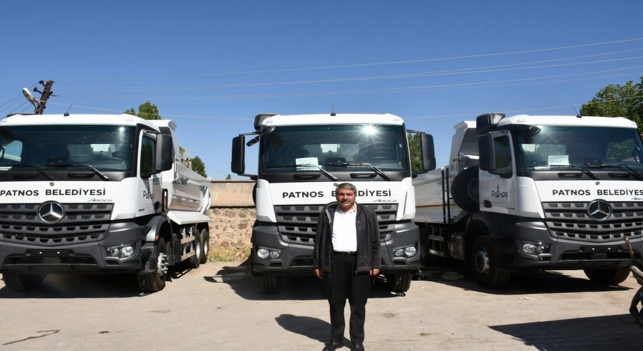 Patnos Belediyesi araç filosunu güçlendiriyor