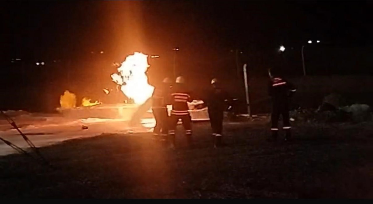 Petrol kuyusundaki yangında ağır yaralanan 4 kişi ambulans uçakla İstanbula sevk edildi