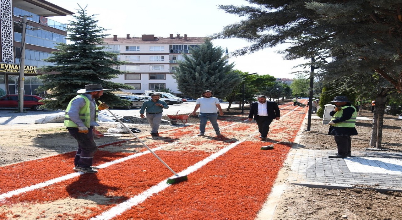 Pursaklarda parklar yenileniyor